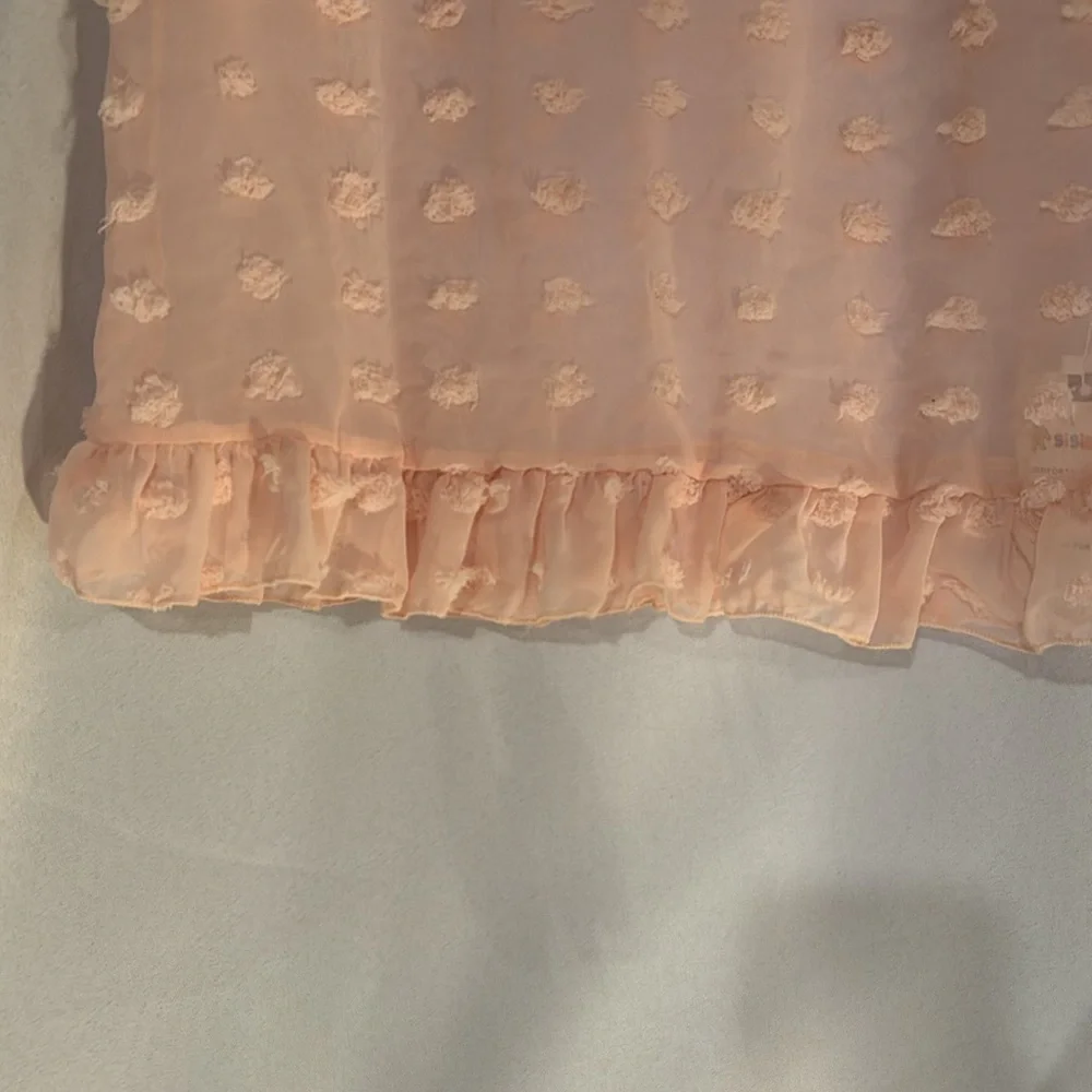 Girls Chiffon Swim Cover Up Swiss Dot Sheer Beach Wraps 3-12 Yrs Kids Pink, 5-6Y